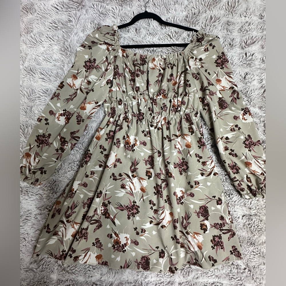 SHEIN | M | Floral Off-shoulder dress